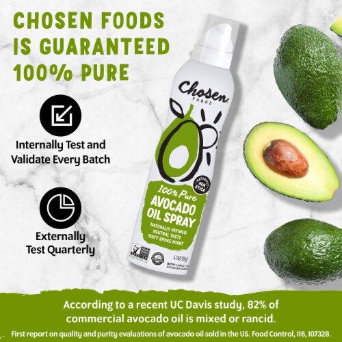 Chosen Foods 100% Pure Avocado Oil Spray Perspective: top