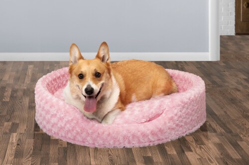 Oval dog bed large sale
