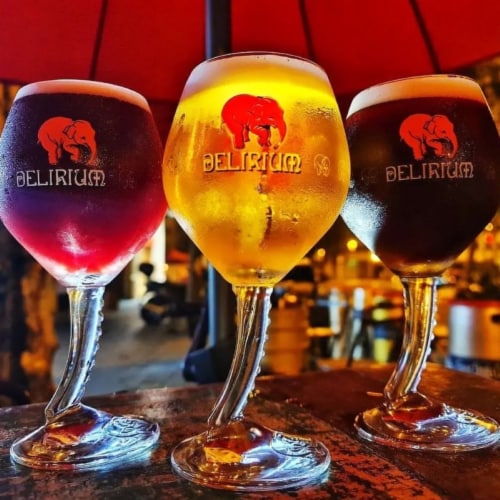 Delirium Tremens Belgian Ale Perspective: top
