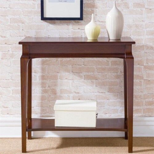 Leick Home Stratus Hall Stand in Heartwood Cherry Perspective: top
