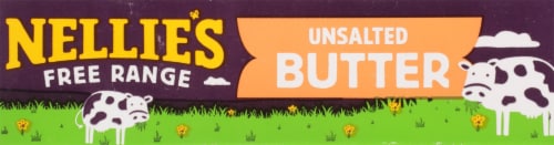Nellie's® Free Range Slow Churned Unsalted Butter Perspective: top