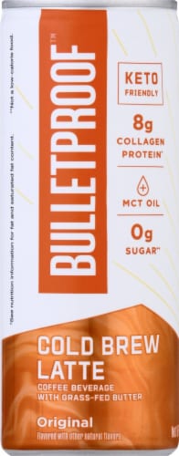 Bulletproof Original + Collagen Cold Brew Coffee Perspective: top