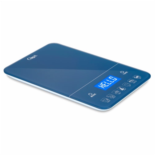 Ozeri Touch III 22 lbs (10 kg) Baker's Kitchen Scale with Calorie Counter, in Tempered Glass