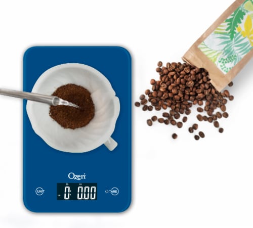 Ozeri Touch Professional Digital Kitchen Scale (12 lbs Edition) in Tempered Glass Perspective: top