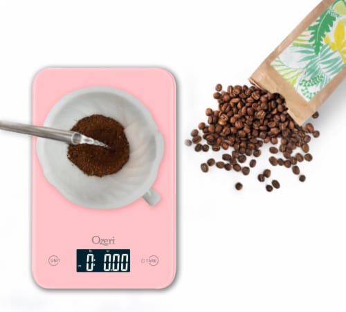 Ozeri Touch Professional Digital Kitchen Scale (12 Lbs Edition) In Tempered Glass Perspective: top
