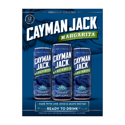 Cayman Jack Margarita Ready to Drink Cocktail Perspective: top