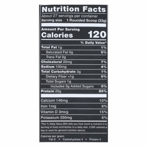 Ascent Native Fuel Chocolate Whey Protein Powder Perspective: top
