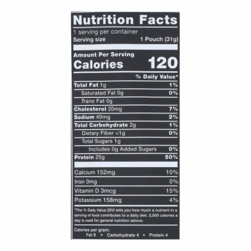 Ascent Vanilla Bean Single Serving Packet Protein Powder Mix Perspective: top