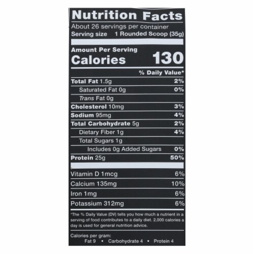 Ascent Whey Protein Native Chocolate Peanut Butter 2 Lb Perspective: top