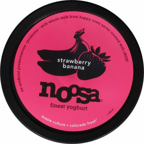 Noosa® Strawberry Banana Yogurt Perspective: top