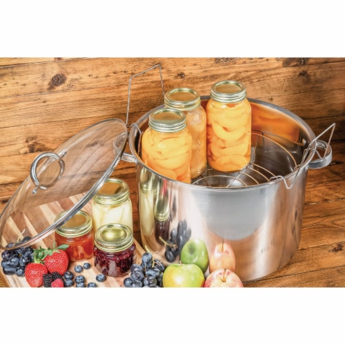 McSunley Stainless Steel Canner - 21.5 QT Perspective: top