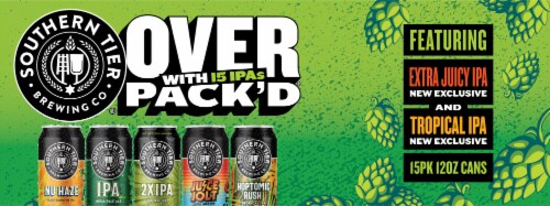 Southern Tier Brewing Company Overpack'd Sampler Beer Variety Pack Perspective: top