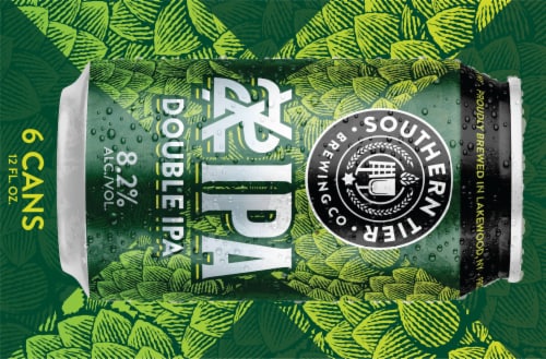 Southern Tier Brewing Company 2X Double IPA Beer Perspective: top
