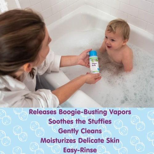 Boogie® Mint Eucalyptus Bubbling Vapor Bath Perspective: top