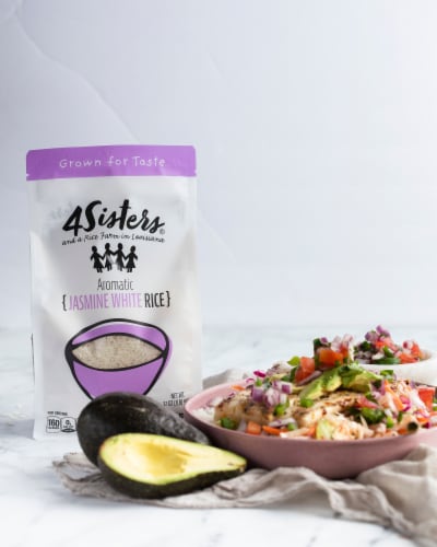 4Sisters® Aromatic Jasmine White Rice Perspective: top