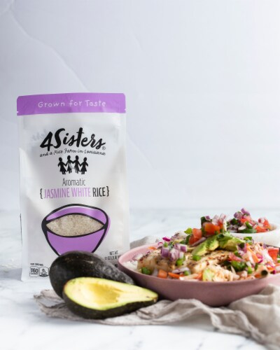 4Sisters® Aromatic Jasmine White Rice Perspective: top