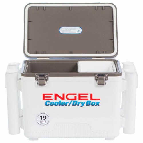 ENGEL 19 Quart Fishing Rod Holder Attachment Insulated Dry Box Ice