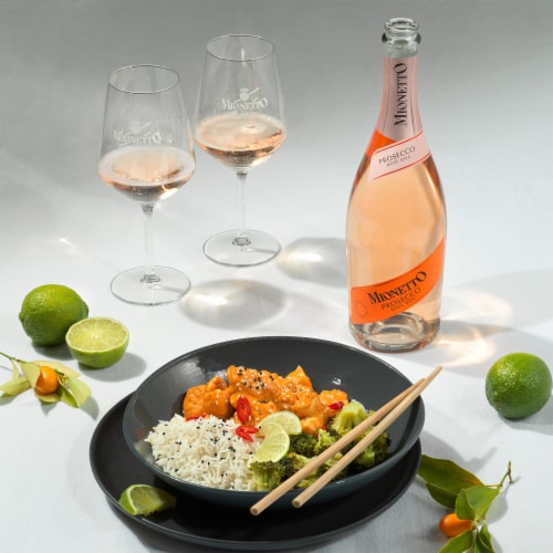Mionetto Extra Dry Rose Millesimato Prestige Collection Sparkling Italy Wine Perspective: top
