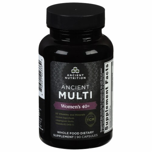 Ancient Nutrition Ancient Multi's Women's 40+ Multivitamin Capsules Perspective: top