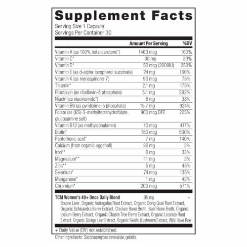 Ancient Nutrition Women’s 40+ Once Daily Vitamin Capsules Perspective: top