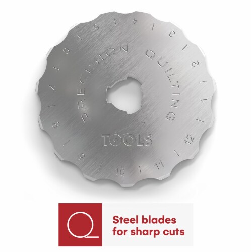 Precision Quilting Tools 45MM Wide Skip Blade (Pack of 5) Perspective: top