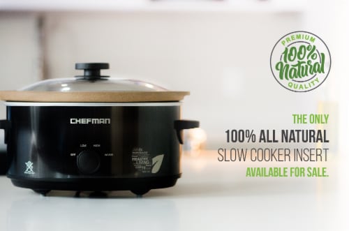Chefman Natural Slow Cooker - Black Perspective: top