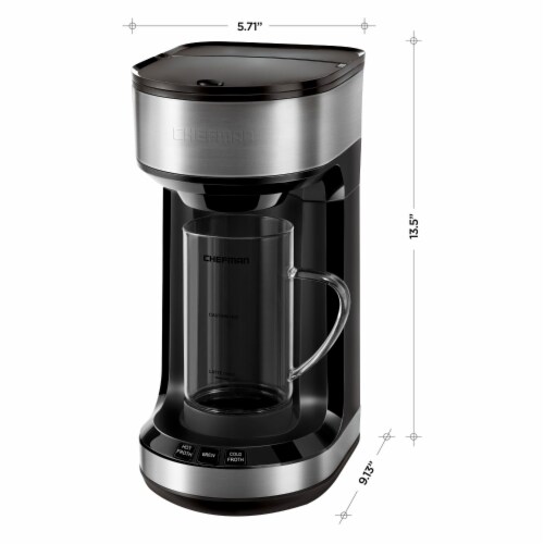 Chefman Froth and Brew Coffee Maker Perspective: top