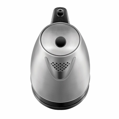 Chefman Electric Glass Kettle - Silver/Black, 1.8 L - Harris Teeter