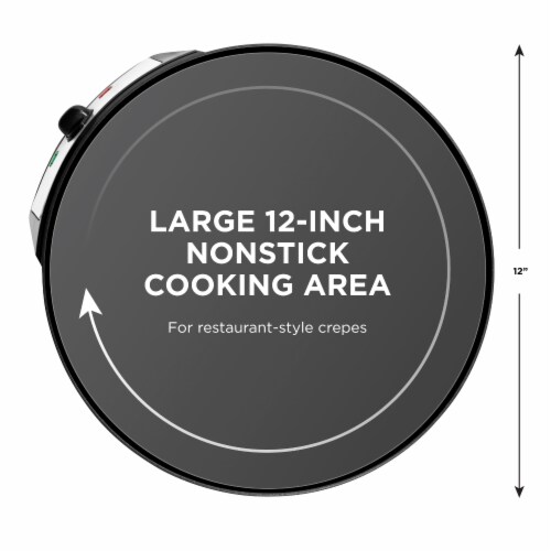 Chefman Electric Crepe Maker & Griddle Perspective: top