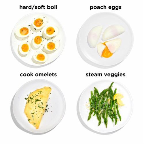 Chefman Electric Egg Cooker Boiler - Ivory Perspective: top