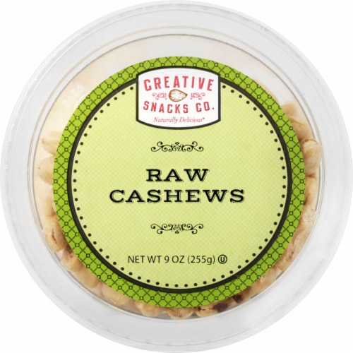 Creative Snacks Co. Raw Cashews Perspective: top