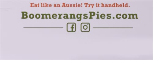 Boomerang's™ Spinach & Mushroom Pot Pie Frozen Meal Perspective: top