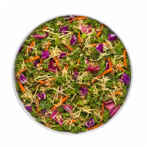 Josie's Organics Basil Crunch Chopped Salad Kit Basil Garlic Vinaigrette Perspective: top