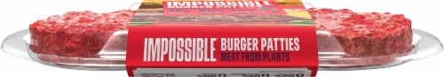 Impossible™ Plant-Based Burger Patties Perspective: top