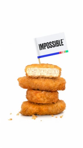 Impossible™ Plant-Based Frozen Chicken Nuggets Perspective: top