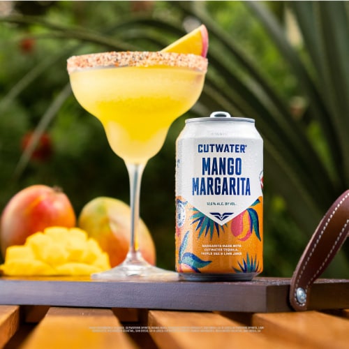 Cutwater Tequila Mango Margarita Perspective: top