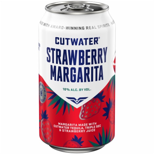 Cutwater Strawberry Margarita Tequila Perspective: top