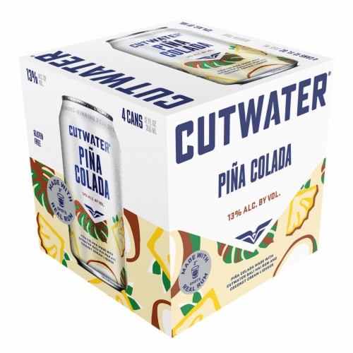 Cutwater Piña Colada 4 Pack Perspective: top