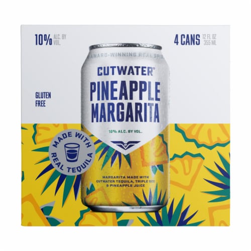 Cutwater Pineapple Margarita Perspective: top