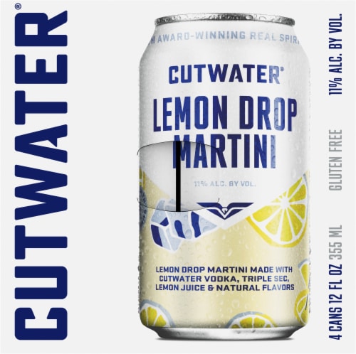 Cutwater® Lemon Drop Martini Cans Perspective: top