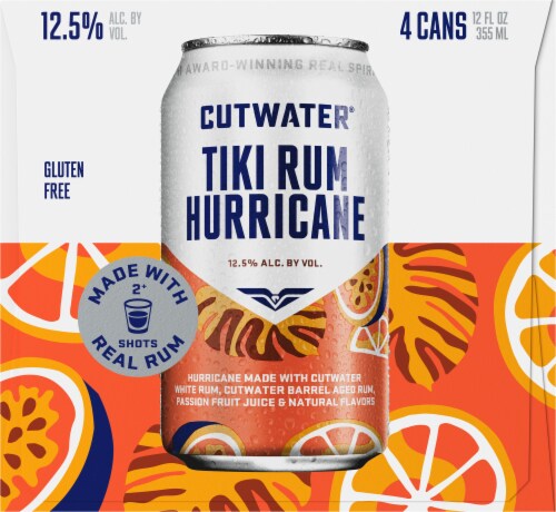 Cutwater Tiki Rum Hurricane Perspective: top
