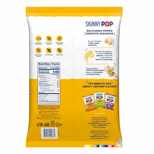 SkinnyPop Butter Popcorn 4.4 oz Perspective: top