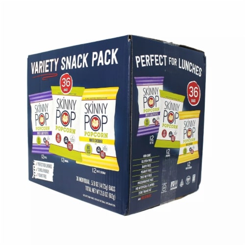 Skinny Pop Variety Snack Pack 36/Pack (220-01049) Perspective: top