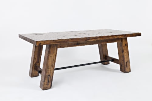 Cannon Valley Trestle Cocktail Table Perspective: top
