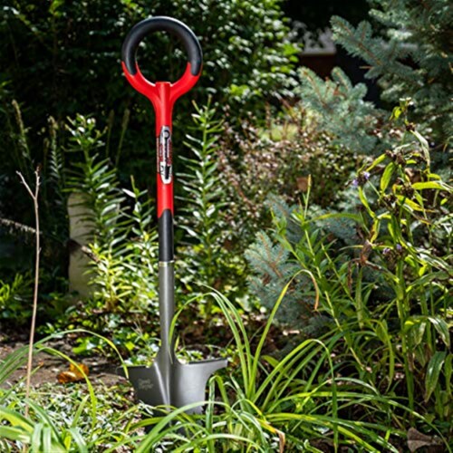 Radius Carbon Steel blade Poly Handle 10.5 in. W x 44.5 in. L Shovel - Total Qty: 1 Perspective: top