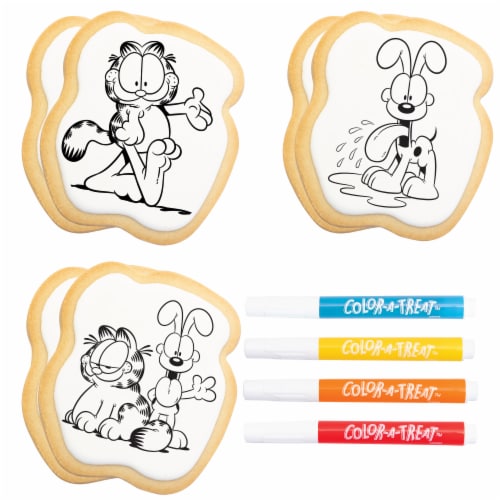 The Decorated Cookie Company Color-A-Treat™ Nickelodeon Garfield Cookie Coloring Kit Perspective: top