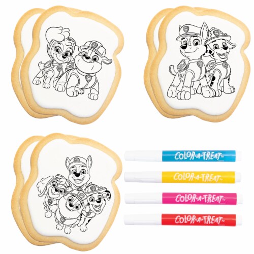The Decorated Cookie Company Color-A-Treat™ Nickelodeon Paw Patrol Cookie Coloring Kit Perspective: top