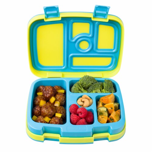 Bentgo Kids Brights Durable & Leak Proof Children's Lunch Box - Citrus Yellow Perspective: top