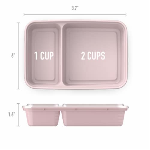 Bentgo® Prep 2 Compartment Snack Container - Sky Blue, 1 ct - Kroger