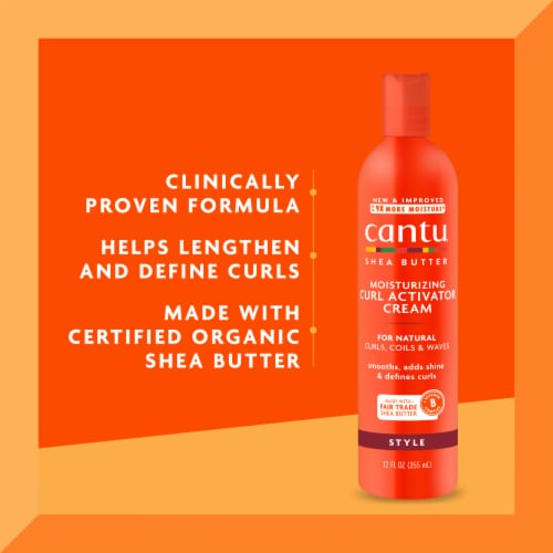 Cantu® Shea Butter Moisturizing Curl Activator Cream Perspective: top